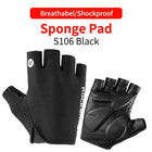 Shockproof Anti-Slip Unisex Cycling Half-Finger Gloves - Blue Force Sports