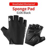 Shockproof Anti-Slip Unisex Cycling Half-Finger Gloves - Blue Force Sports