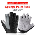 Shockproof Anti-Slip Unisex Cycling Half-Finger Gloves - Blue Force Sports