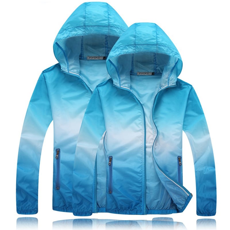 Unisex Sports Running Windbreaker - Blue Force Sports