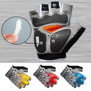 Gel Padded Anti-Slip Sport Gloves - Blue Force Sports
