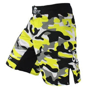 Breathable Loose Printed Muay Thai Trunks - Blue Force Sports