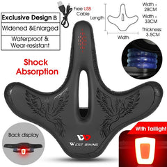 Breathable PU Leather Bicycle Saddle