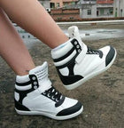 Women's High Top Sneakers - Blue Force Sports