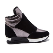 Women's Plush High Top Sneakers - Blue Force Sports