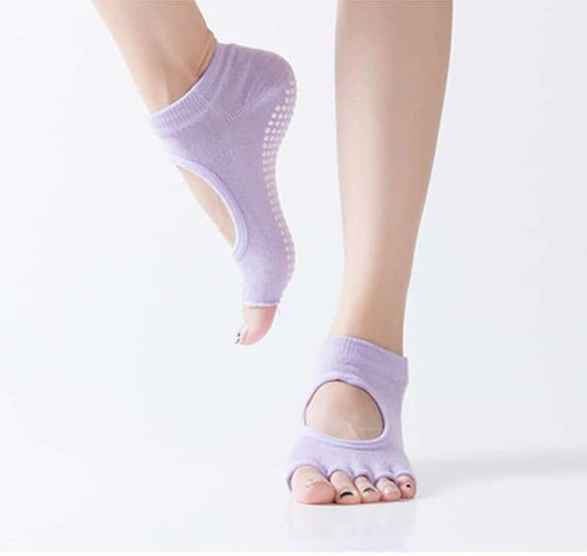 Women's Non-Slip Yoga Socks - Blue Force Sports