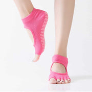Women's Non-Slip Yoga Socks - Blue Force Sports