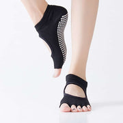 Women's Non-Slip Yoga Socks - Blue Force Sports