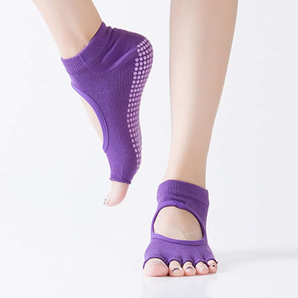 Women's Non-Slip Yoga Socks - Blue Force Sports