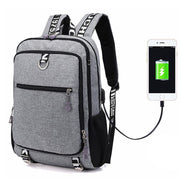 Men's Casual Laptop Backpack with USB Port - Blue Force Sports