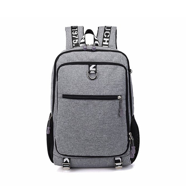 Men's Casual Laptop Backpack with USB Port - Blue Force Sports