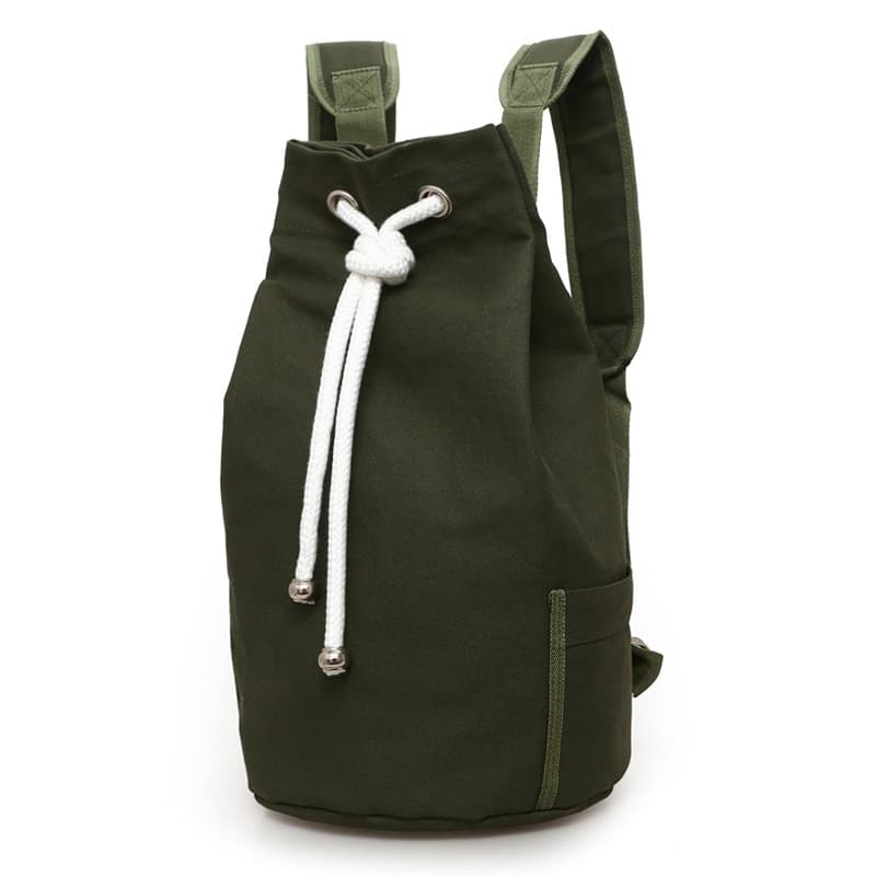 Men's Canvas Drawstring Backpack - Blue Force Sports