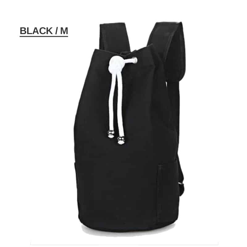 Men's Canvas Drawstring Backpack - Blue Force Sports