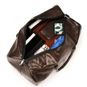 Vintage Eco-Leather Gym Bag - Blue Force Sports