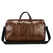 Vintage Eco-Leather Gym Bag - Blue Force Sports