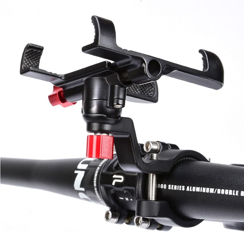Adjustable Aluminum Bicycle Phone Holder - Blue Force Sports