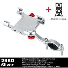 Adjustable Aluminum Bicycle Phone Holder