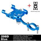Adjustable Aluminum Bicycle Phone Holder - Blue Force Sports