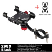 Adjustable Aluminum Bicycle Phone Holder - Blue Force Sports
