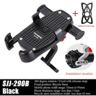 Adjustable Aluminum Bicycle Phone Holder - Blue Force Sports