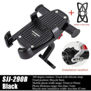 Adjustable Aluminum Bicycle Phone Holder - Blue Force Sports