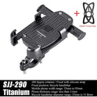 Adjustable Aluminum Bicycle Phone Holder - Blue Force Sports