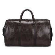 Vintage Eco-Leather Gym Bag - Blue Force Sports