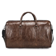 Vintage Eco-Leather Gym Bag - Blue Force Sports