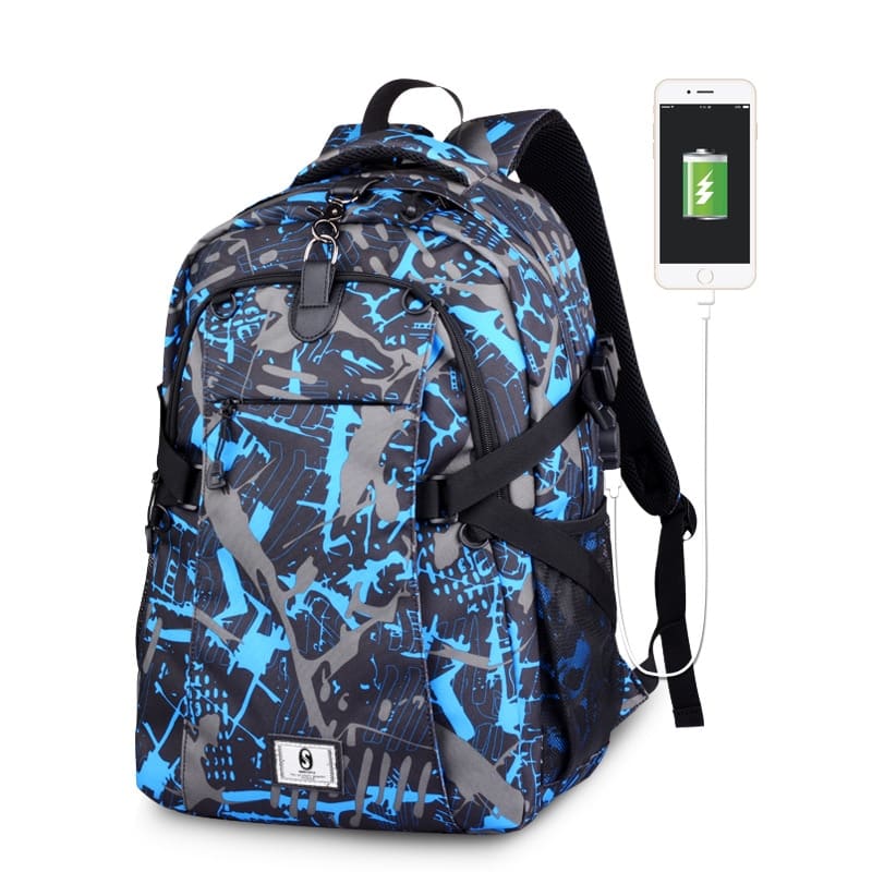 Men's Sports Backpack - Blue Force Sports