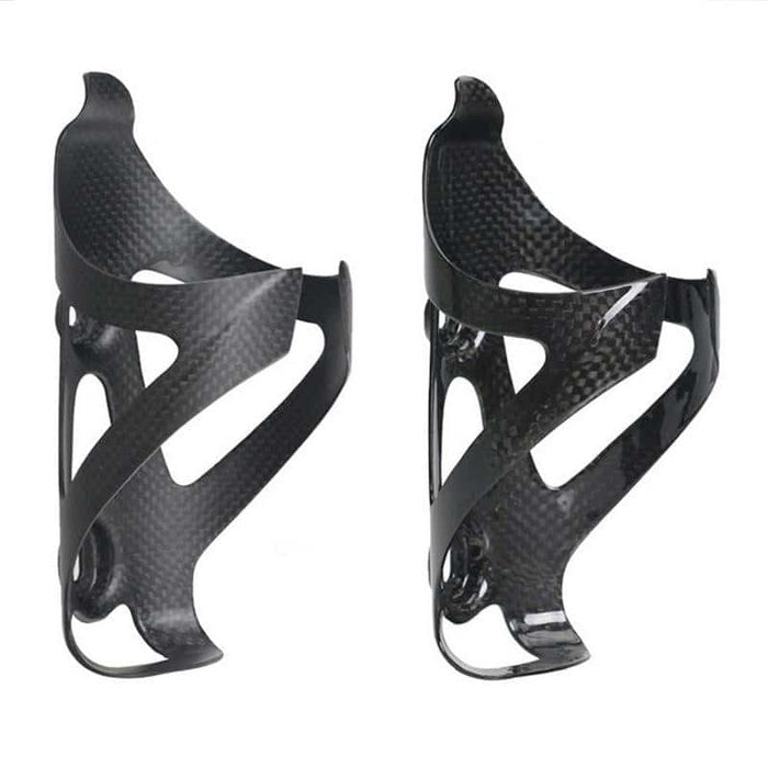 Carbon Fiber Style Bicycle Bottle Holder - Blue Force Sports