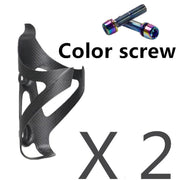 Carbon Fiber Style Bicycle Bottle Holder - Blue Force Sports