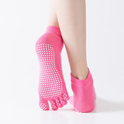 Women's Toe Yoga Socks - Blue Force Sports