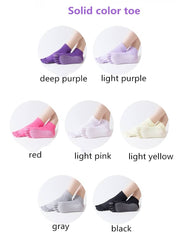 Women's Toe Yoga Socks - Blue Force Sports