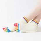 Women's Toe Yoga Socks - Blue Force Sports