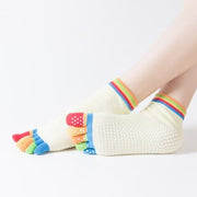 Women's Toe Yoga Socks - Blue Force Sports
