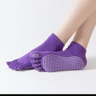 Women's Toe Yoga Socks - Blue Force Sports