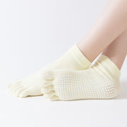 Women's Toe Yoga Socks - Blue Force Sports