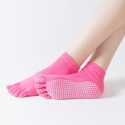 Women's Toe Yoga Socks - Blue Force Sports