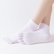 Women's Toe Yoga Socks - Blue Force Sports