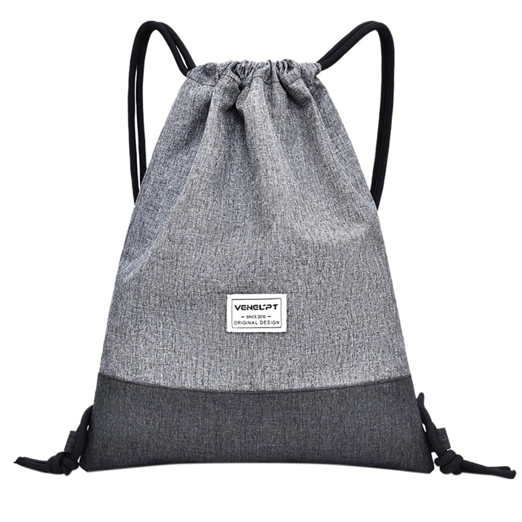 Two Tone Sports Drawstring Backpack - Blue Force Sports