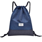 Two Tone Sports Drawstring Backpack - Blue Force Sports