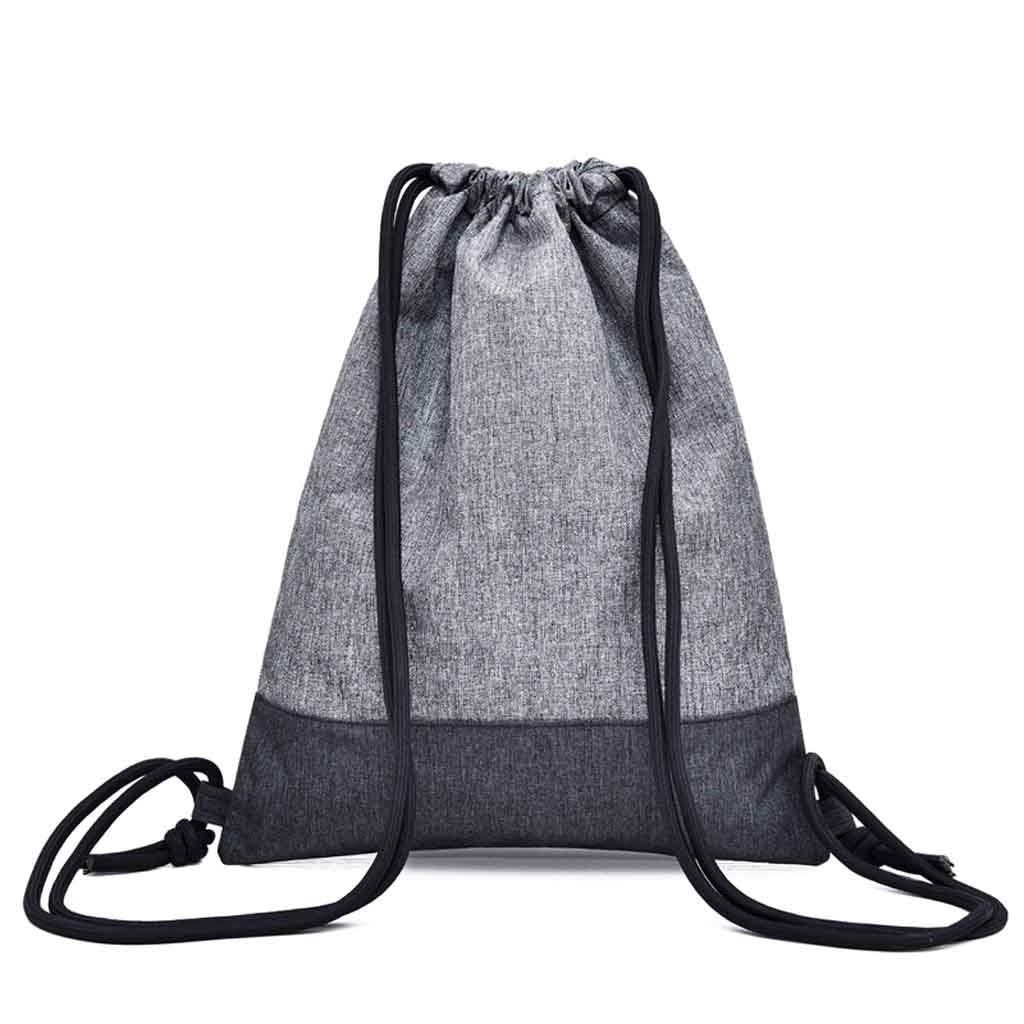 Two Tone Sports Drawstring Backpack - Blue Force Sports