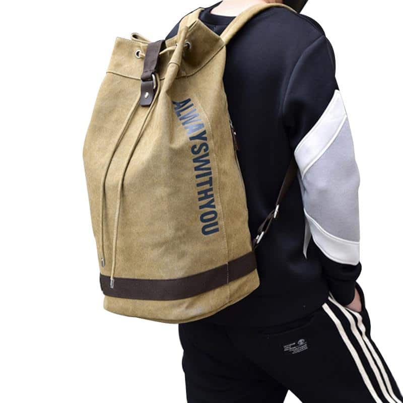 Men's Canvas Sports Backpack - Blue Force Sports