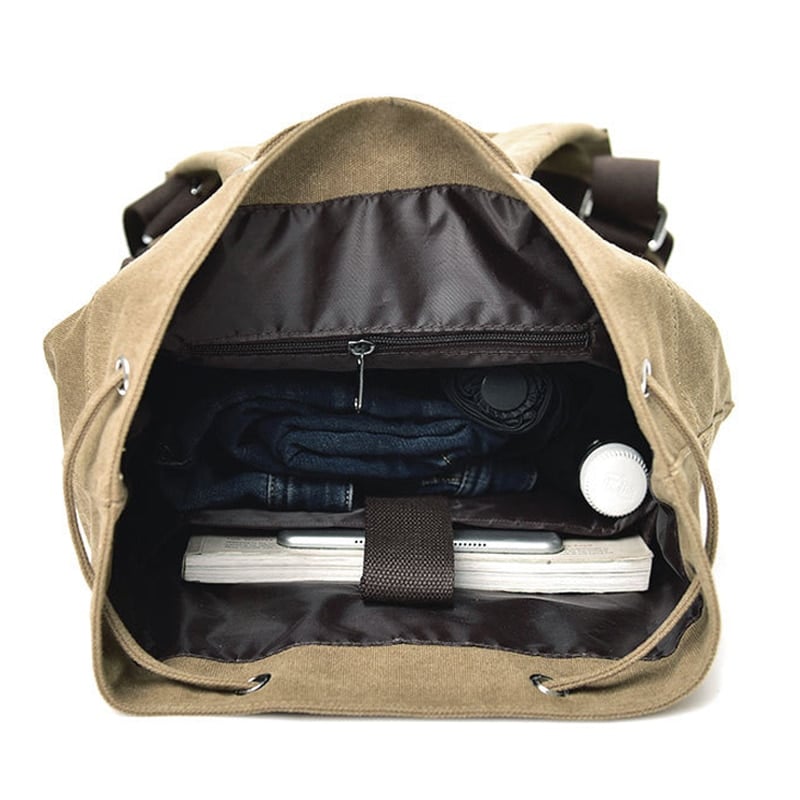 Men's Canvas Sports Backpack - Blue Force Sports