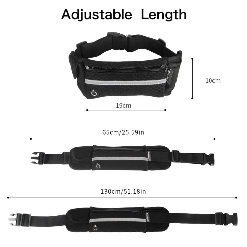 Waist Jogging Fitness Anti-Theft Belt Bag - Blue Force Sports