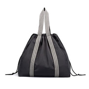 Women's Striped Detail Sports Backpack - Blue Force Sports
