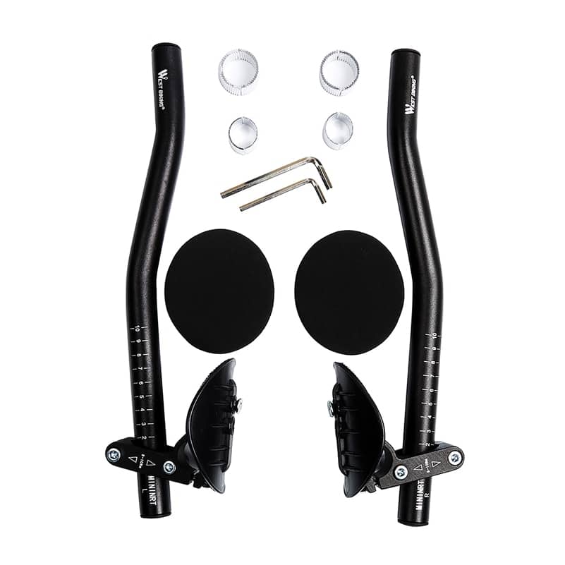 Road Cycling Handlebar with Rest Pads - Blue Force Sports