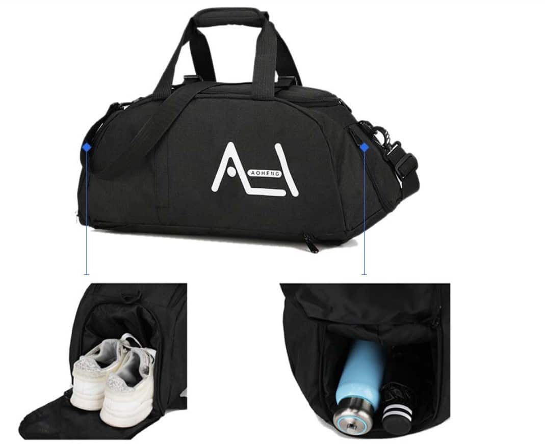 2 in 1 Gradient Color Sports Backpack - Blue Force Sports