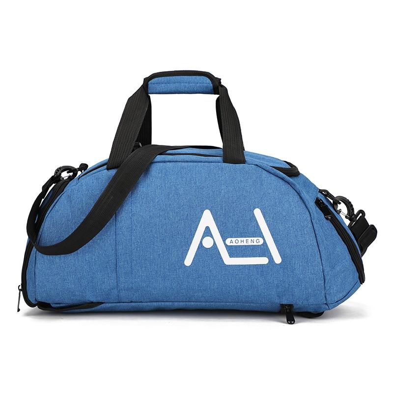 2 in 1 Gradient Color Sports Backpack - Blue Force Sports