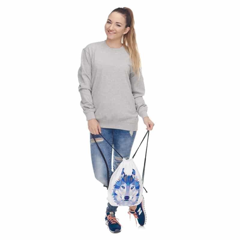 Wolf Print Backpack - Blue Force Sports